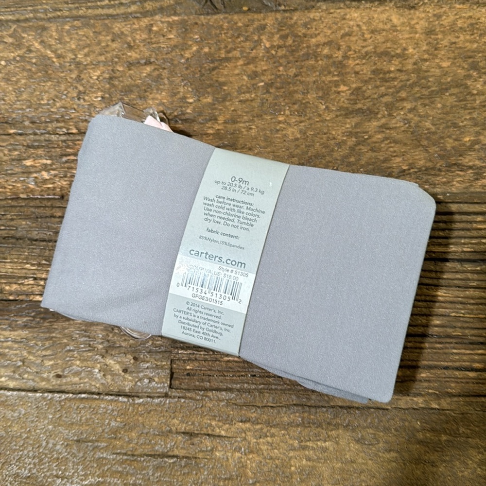 Carter’s 2 pairs of tights NWT - Picture 3 of 5